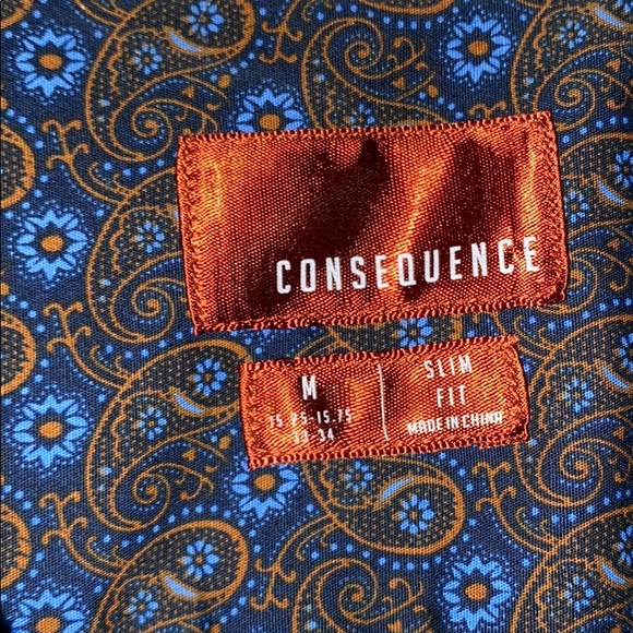 paisley button down - Picture 4 of 4